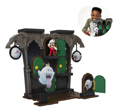 Juego Mansion Boo Deluxe Super Mario Playset