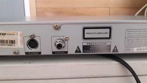 Reproductor Dvd Sanyo 9206u Poquisimo Uso