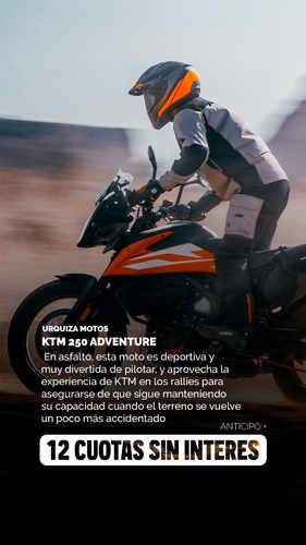 Ktm 250 Adventure 2021 Moto 0km Urquiza Motos Cuotas S/i