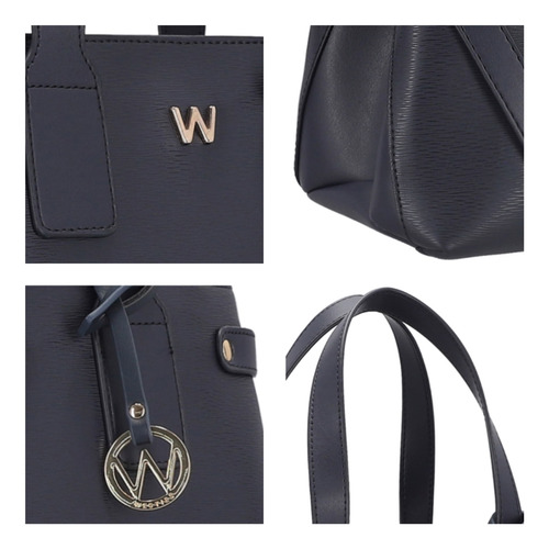 Bolsa Satchel Para Mujer Westies Azul Marino Hbquinary22we