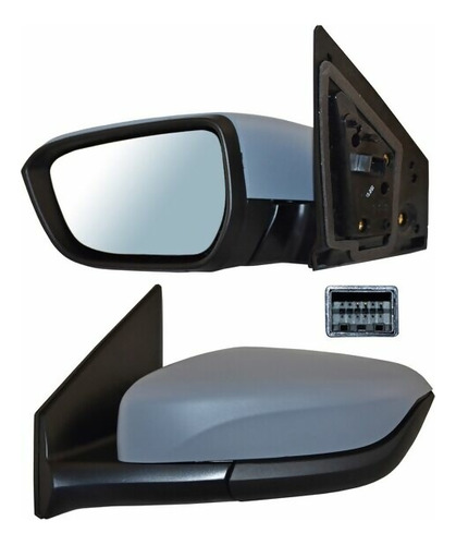 Espejo Izq Chev Onix 2020-2021-2022-2023 P/pintar 3 Pines Pw