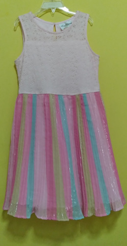 Vestido Para Niña. Talla 10