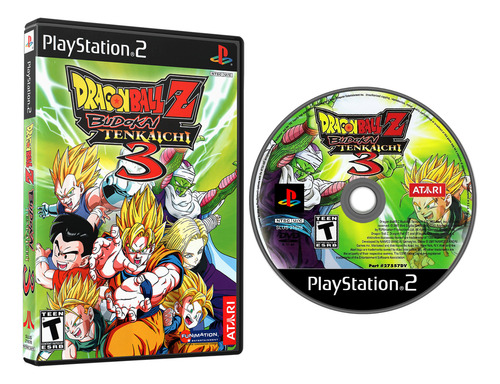 Jogo Dragon Ball Z Budokai Tenkaichi 3 Ps2 Playstation 2
