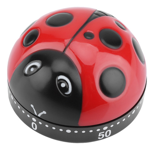 Timer De Cocina Ladybug, 60 Minutos, Temporizador Mecánico D