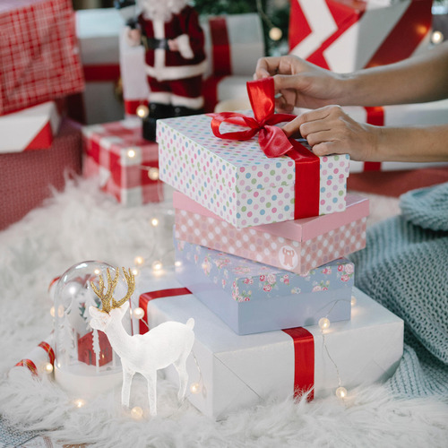 Ciervo Navideño Simulado De Ciervo De Sika, 2 Unidades