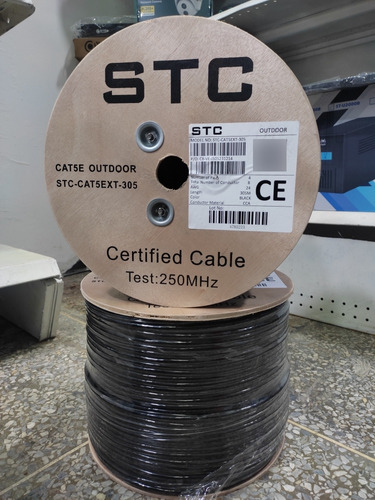 Cable Utp Stc Cat5e Exterior Bobina 305m