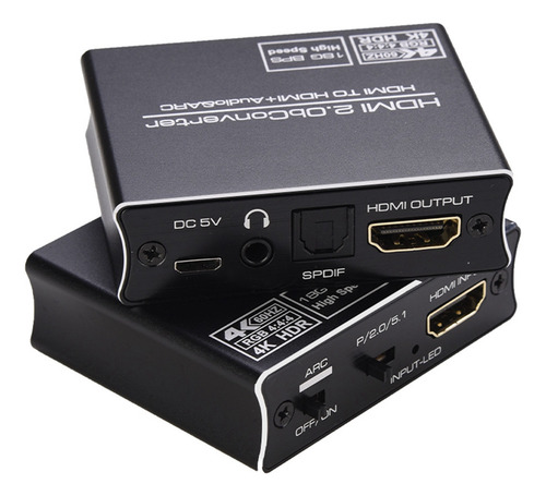 Extractor De Audio 5.1 Arc Hd-mi, Conversor De Audio Hdr, Co