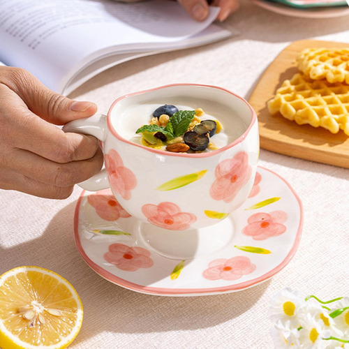 Juego De Taza De Café De Cerámica Con Platillo Juego De Taza