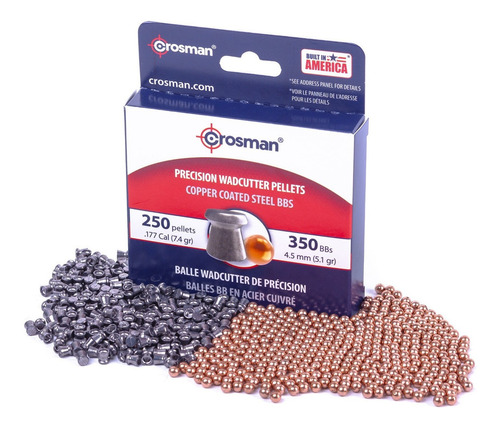 250 Diabolos Y 350 Bbs Crosman 4.5mm .177 In (bbpel)