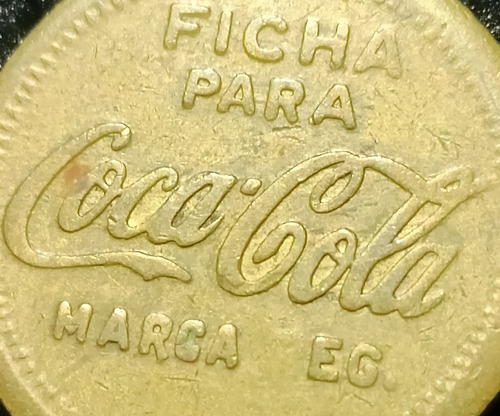 Ficha Antigua Coca Cola Vendedoras Automáticas (Usado)