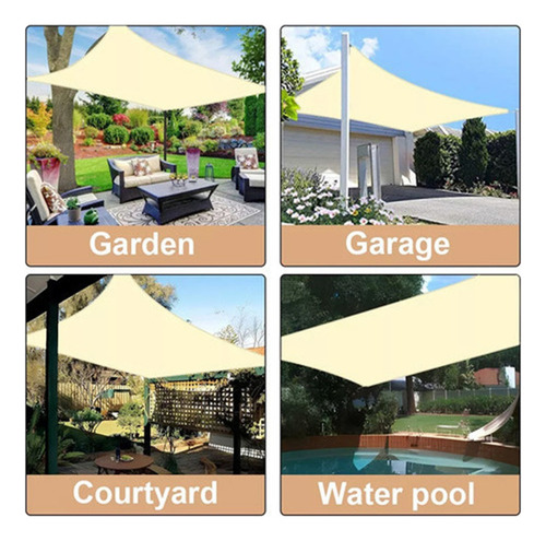 Toldo Uv Portátil Toldo Impermeable Con Protección Uv 2x3m W