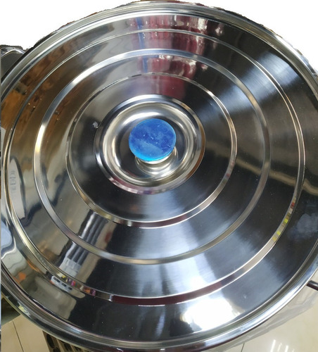 Olla Cacerola 100 Litros En Acero Inox, 50cm Diám, 49cm Alto