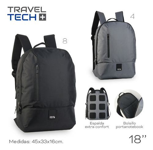 Mochila Travel Tech Portanotebook Reforzada Original