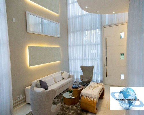 Imagem 6 de 21 de Casa 365m² Para Alugar 3 Suítes Semi Mobiliado Condomínio Giverny Sorocaba Sp - Ca01014 - 69980249