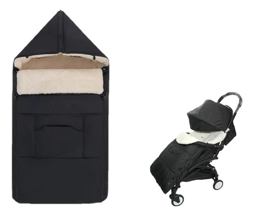 Saco Para Coche Bebé Impermeable Abrigador Forrado Cubre Pie