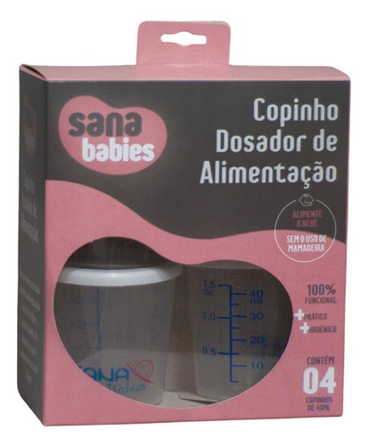 Copinho Dosador De Alimentação Leite Materno - Sana Babies