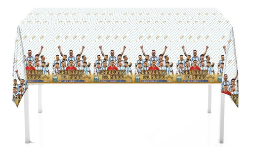 Mantel Plastico Messi Mundial Seleccion Afa 1.80 X1.20 Mt 