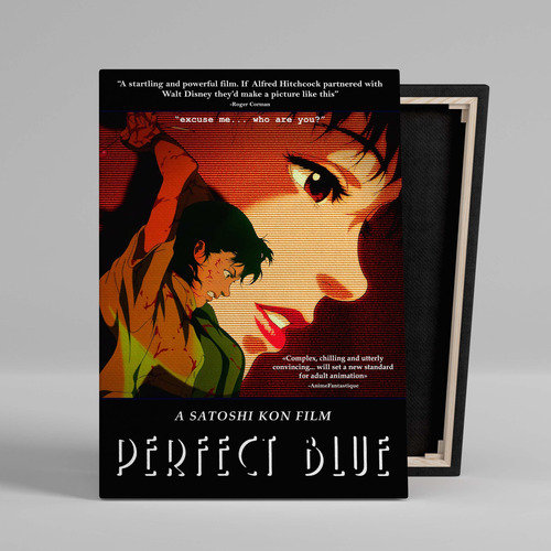 Cuadro Perfect Blue Cine Anime Canvas Con Bastidor 60x40 Cm