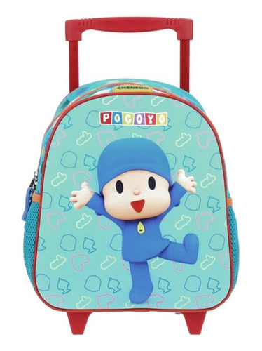 Mochila Pocoyo Kinder Con Carrito Vs2294