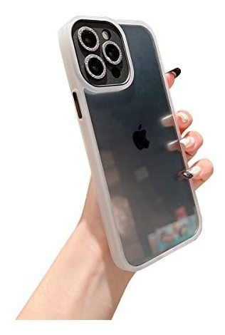 Leleyun Para iPhone 12 Pro Max Case Con Cama De Metal Mmhcx