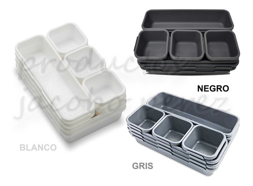 Juego Organizadores 3 Tamaños 8 Pzs Cocina Cajones +obsequio
