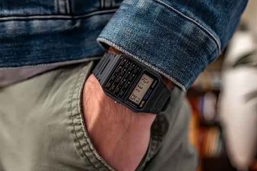 Casio Reloj Hombre Ca-53w-1er Color Negro Negro Ver Imagen