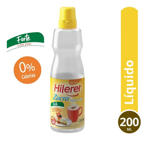 Endulzante Hileret Zucra 200 Ml Pack X 18