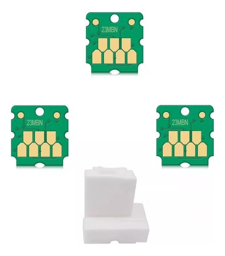 Chip X 3 Sc23mb Para Epson F170 Mas Almohadillas 