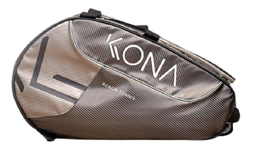 Capa Para Raquete Raqueteira Kona Beach Tennis Térmica Nova Cor Cinza