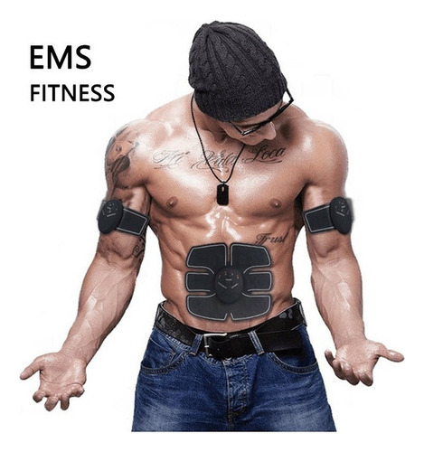 Kit Cinto Estimulador Tonificador Abdominal E Gluteos Usb
