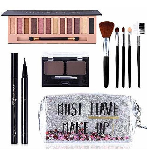 Kit De Maquillaje Todo En Uno, Paleta De Sombras De Ojos De