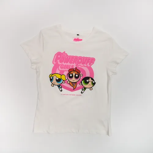 Polera Cartoon Network Chicas Superpoderosas Blanco