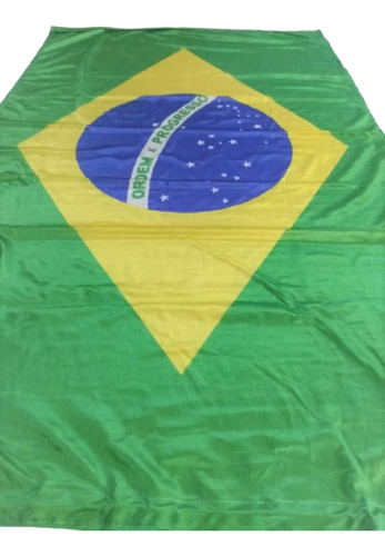 Bandera Brasil 90 X 150 Cm Oficial - Reforzada C/cordones