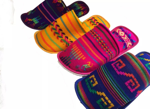 Paquete 30 Pantuflas Rebozo Mexicanas De Tapa