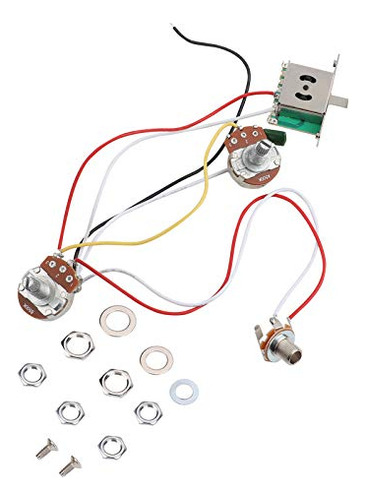 Kit De Arnés De Cableado Para Guitarra Eléctrica Metálica Pr