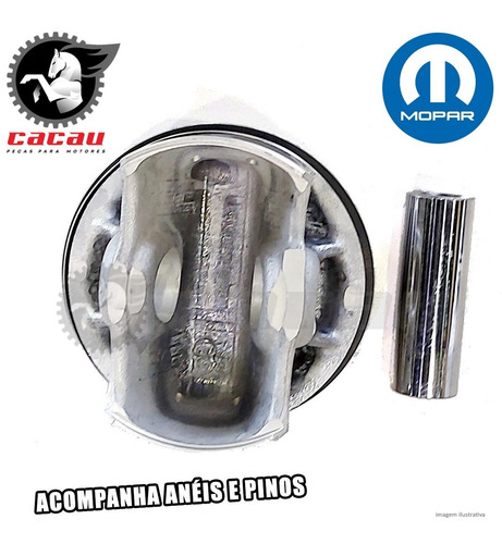 Imagem 4 de 5 de Jogo De Pistão Std Fiat Toro 1.8 E-torq Flex | 55264215