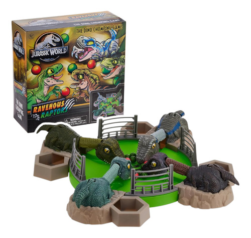 Juego De Mesa Jurassic World Ravenous Raptors Dinosaurios