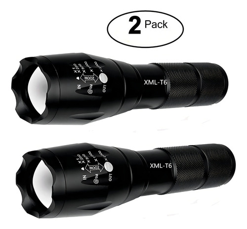 Cree Xml T6 3000 Lumenes Tactico Linterna Led 5 Modos