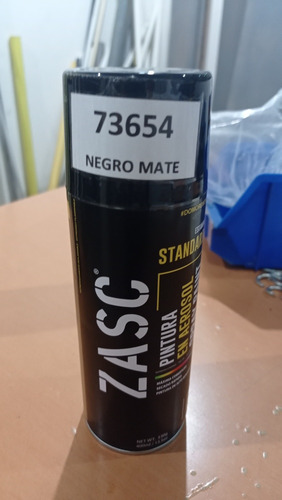 Pintura Aerosol Negro Mate 400ml Zasc679231573654