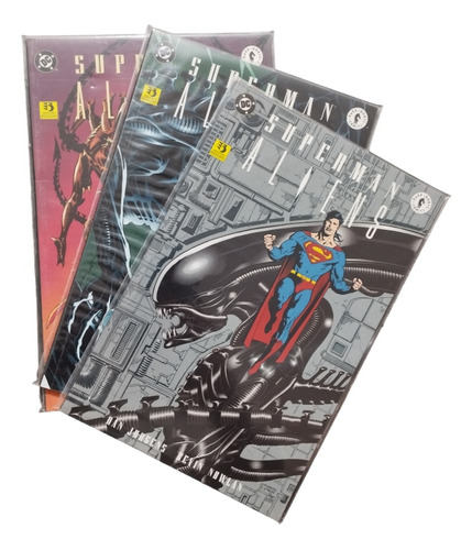 Pack Superman Aliens #1, #2 Y #3 Completo! Ed. Zinco