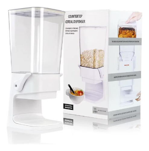 Porta Cereais Automático 5,5l De Mesa Hermético Sucrilhos