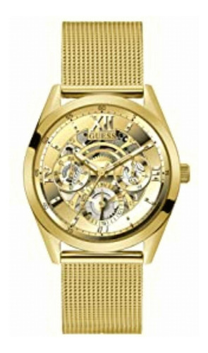 Guess Gw0368g2, Reloj Hombre, Dorado, Uno