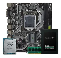 Comprar Kit I3 3220 Placa Mãe H61 1155 8gb Memória Ddr3 Ssd 120gb