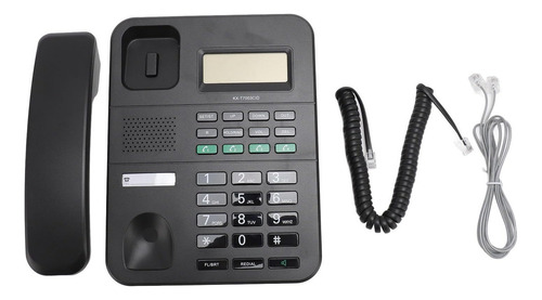 Teléfono Fijo Con Cable, Id De Llamada Lcd Muestra 5 Niveles