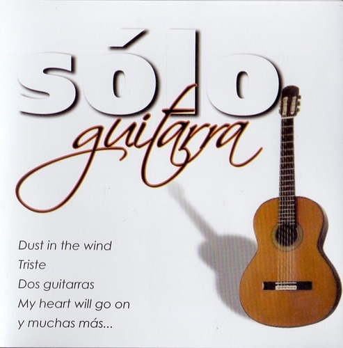 Solo Guitarra - Disco Cd - Nuevo (16 Canciones)