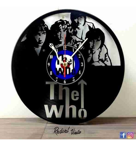 Reloj De Vinilo The Who Regalos Decoracion 