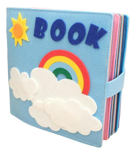 Xiaery Quiet Books Libro De Tela De Fieltro Para Habilidades