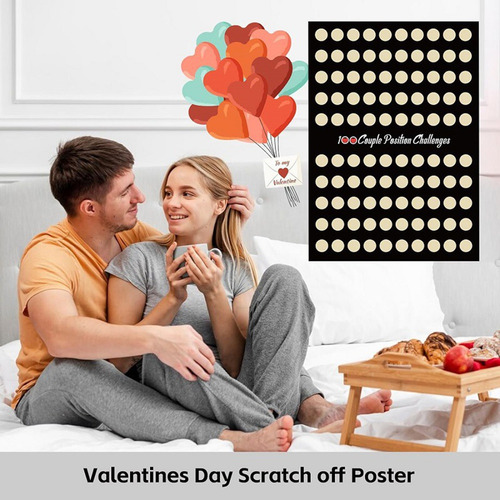 The Love Game Scratch Off Poster Game For Couples Valentine'