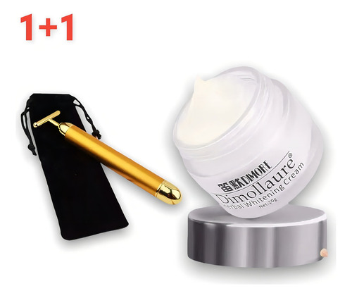Masajeador Para Colágeno Facial Y Crema Quitamanchas