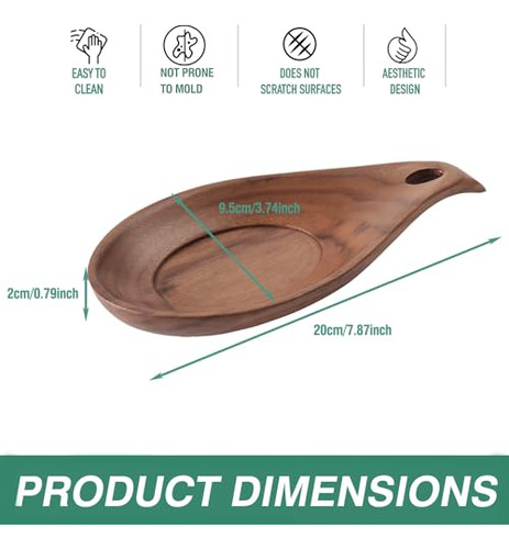 Descansa Cucharas De Madera Para Cocina, Soporte De Cuchara